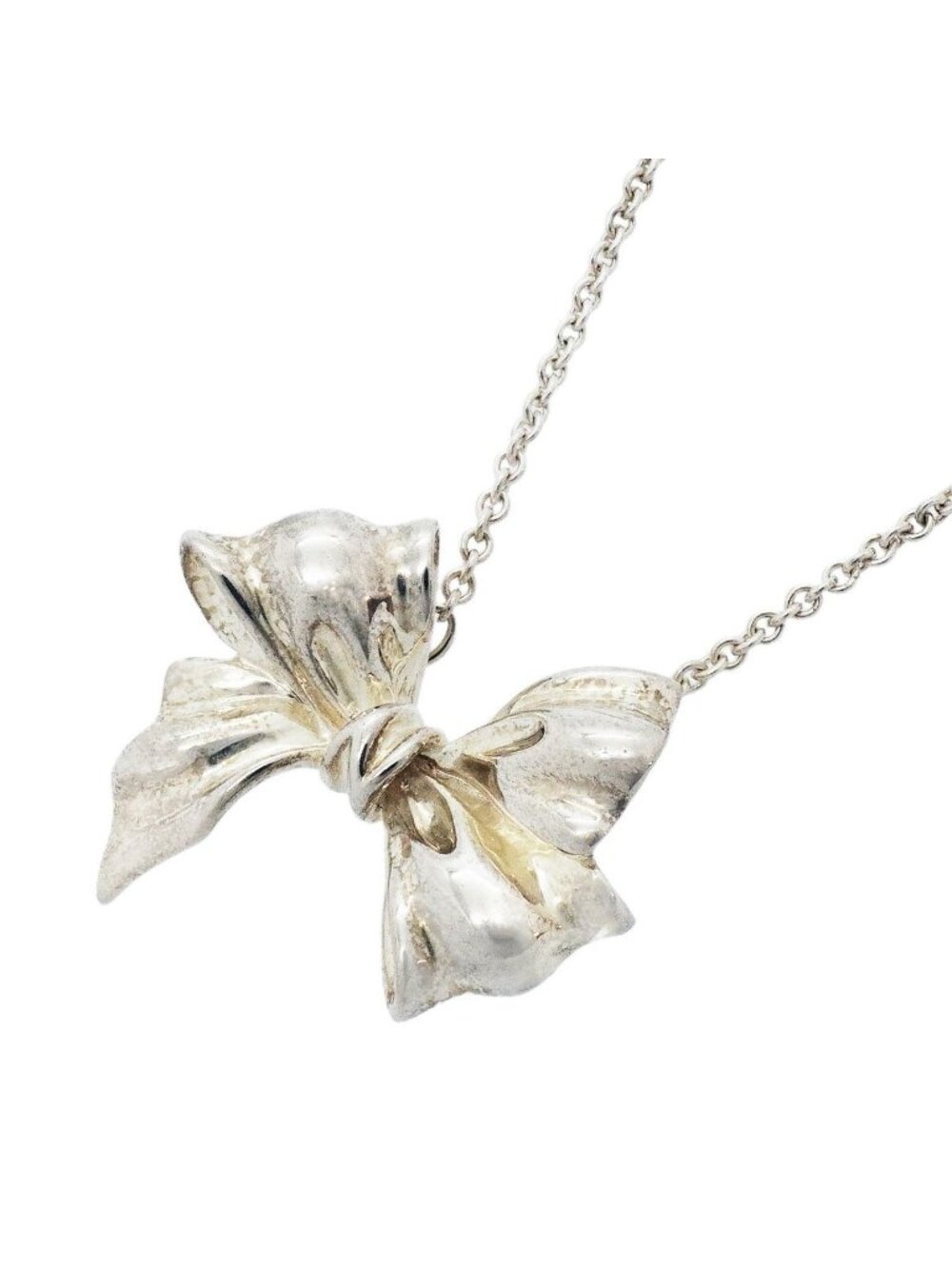 Tiffany & Co Necklace Ribbon 925 Sterling Silver